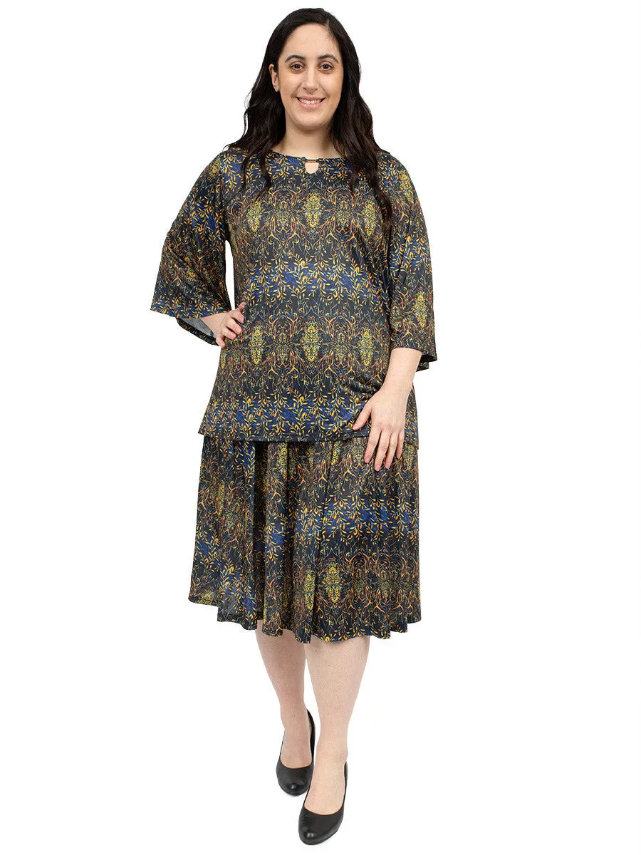 Bernice Keyhole Top - Print*