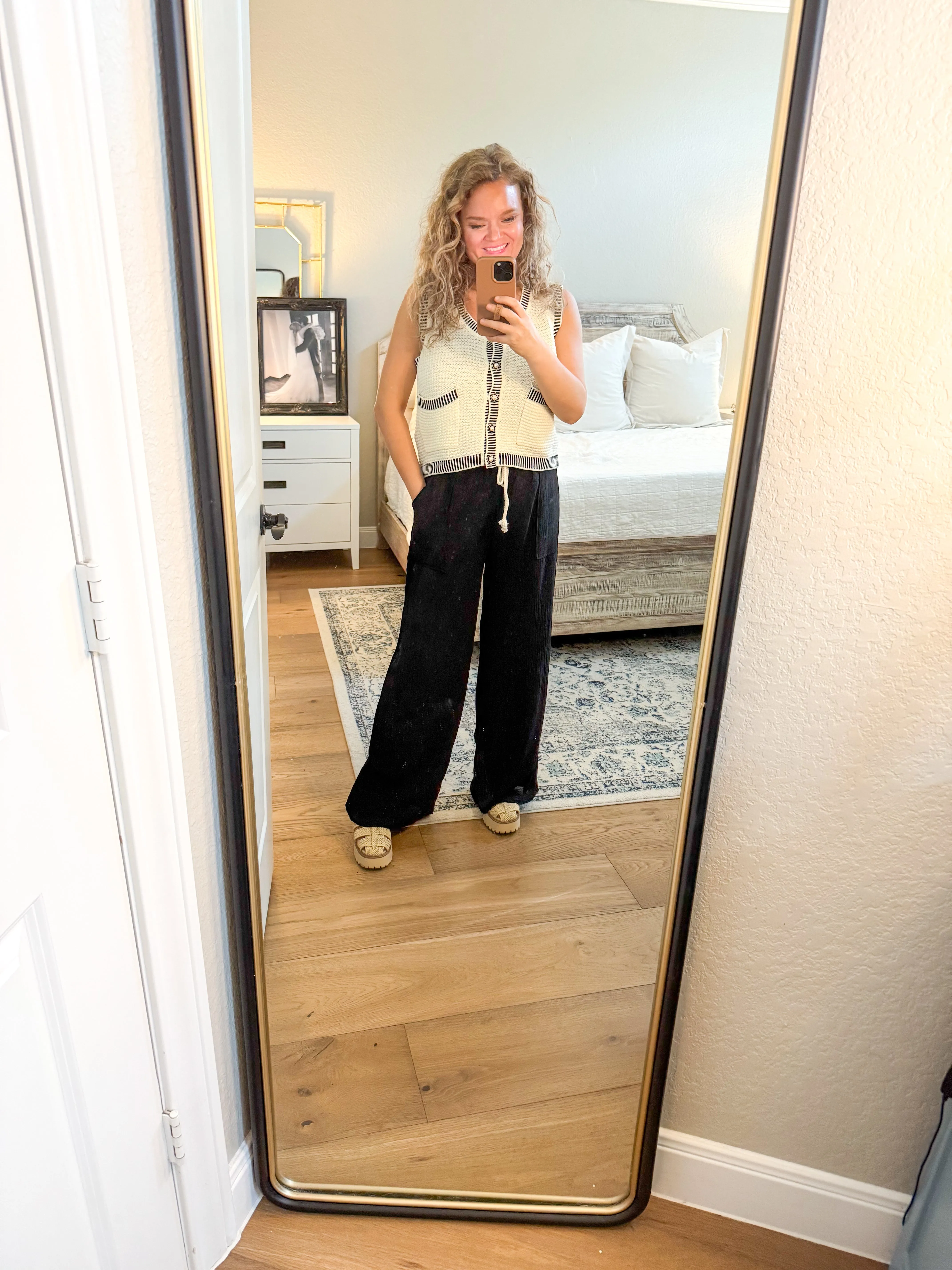 Black Travel Pants