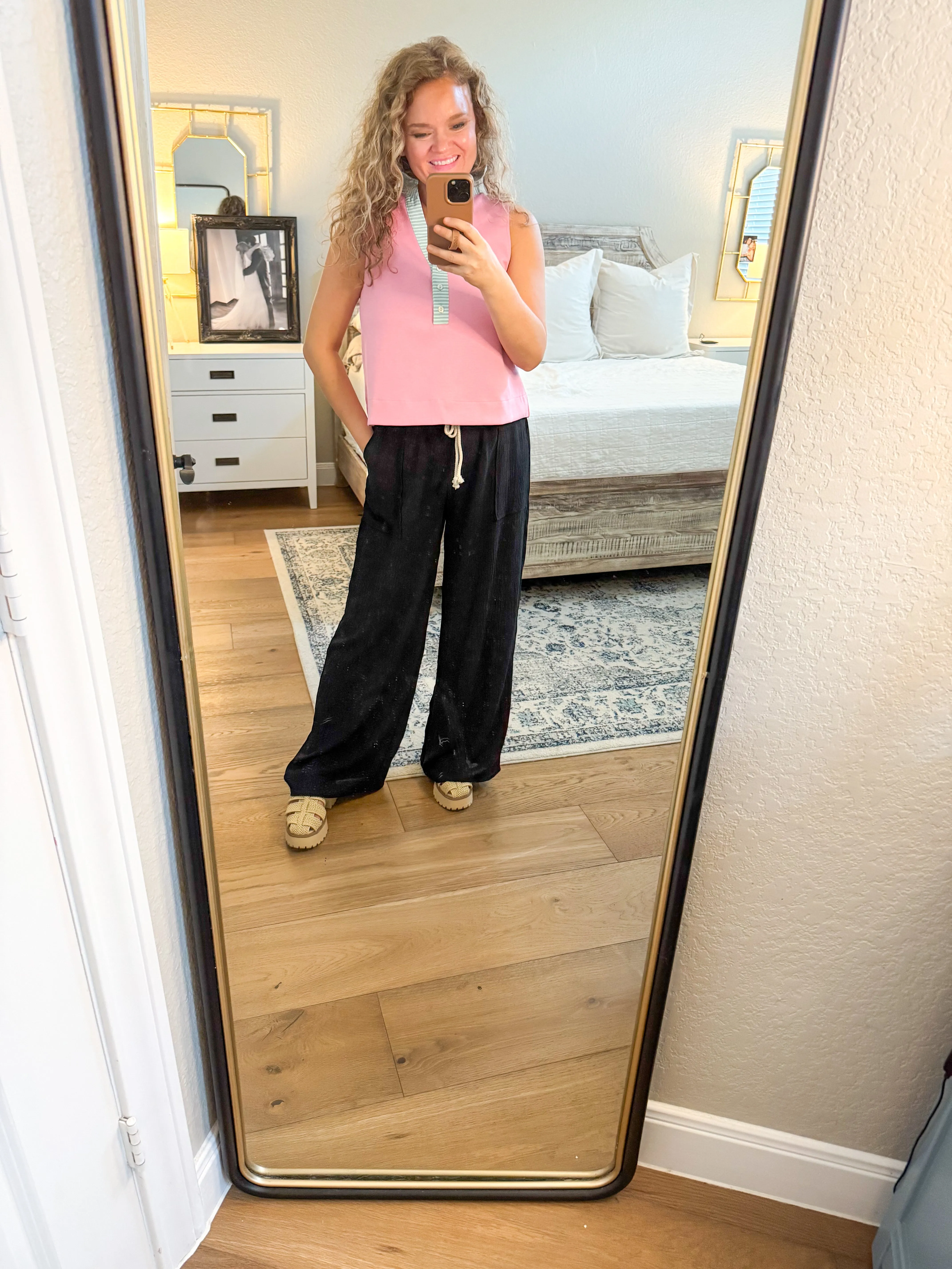 Black Travel Pants