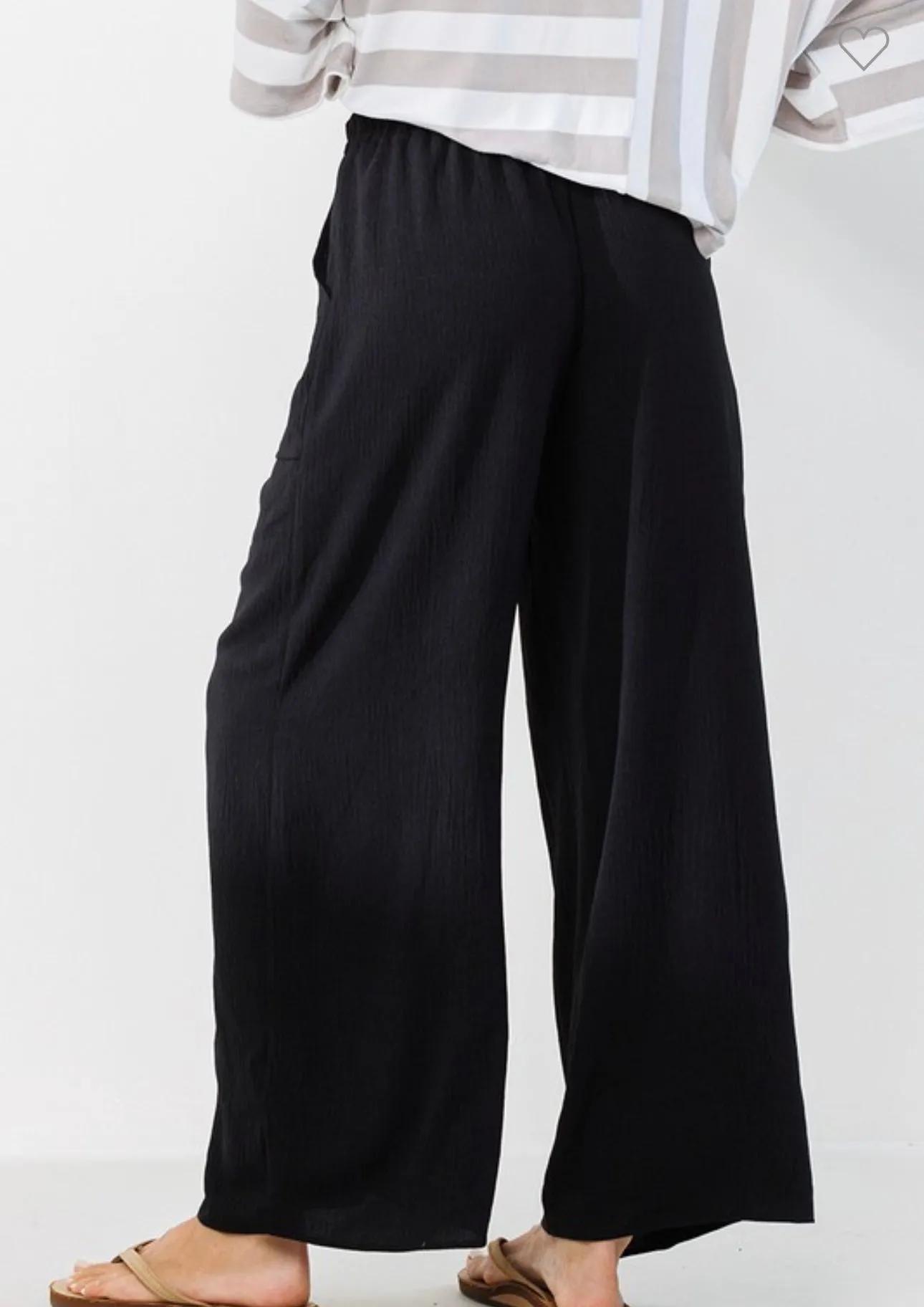 Black Travel Pants