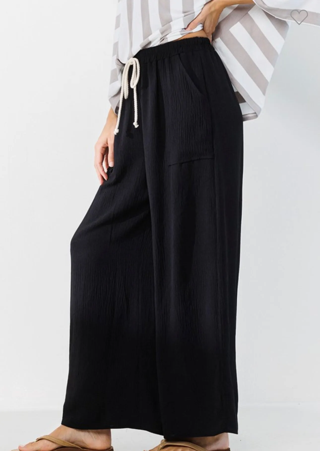Black Travel Pants