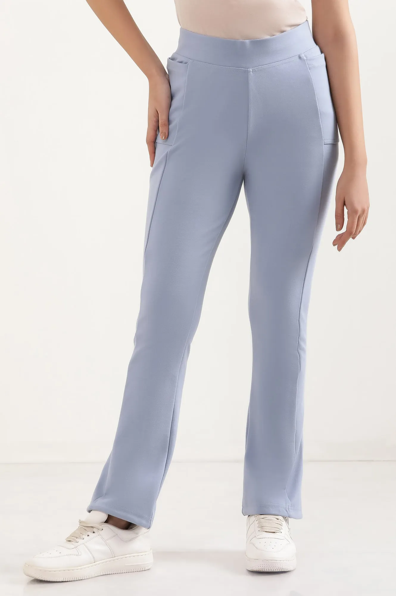 Blue Boot Cut Yoga Pants