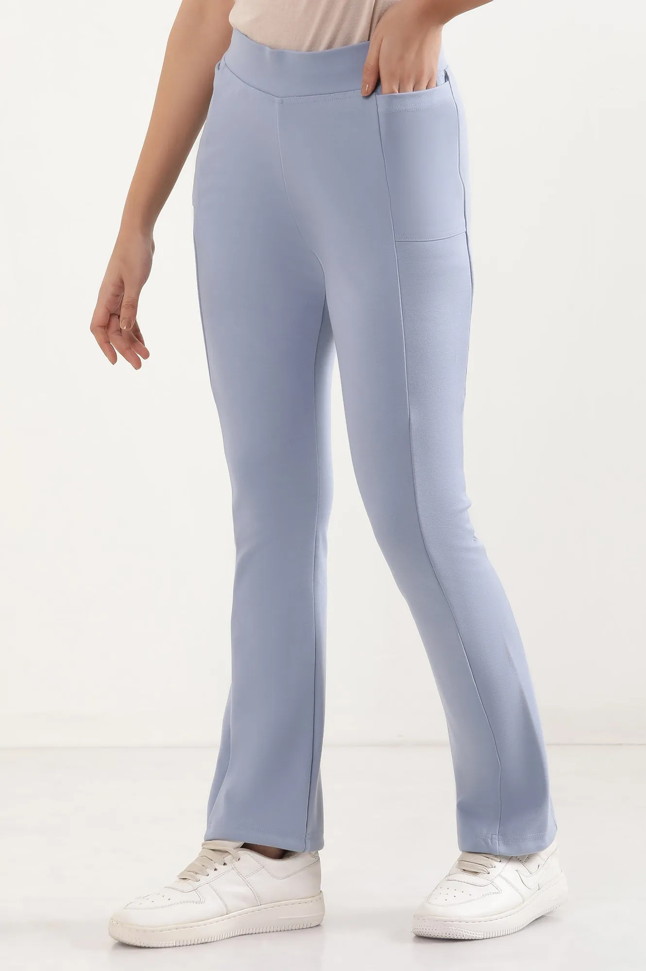 Blue Boot Cut Yoga Pants