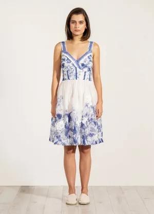 Blue zen sundress