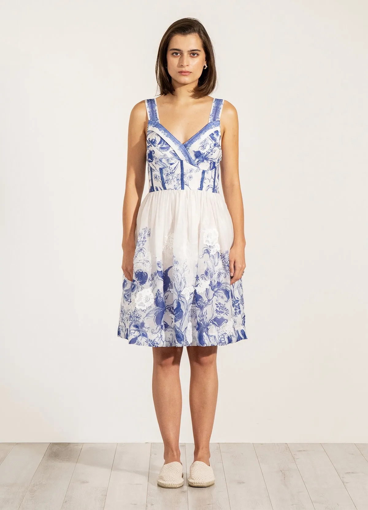 Blue zen sundress
