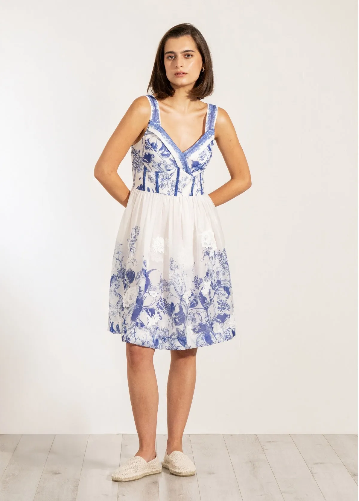 Blue zen sundress