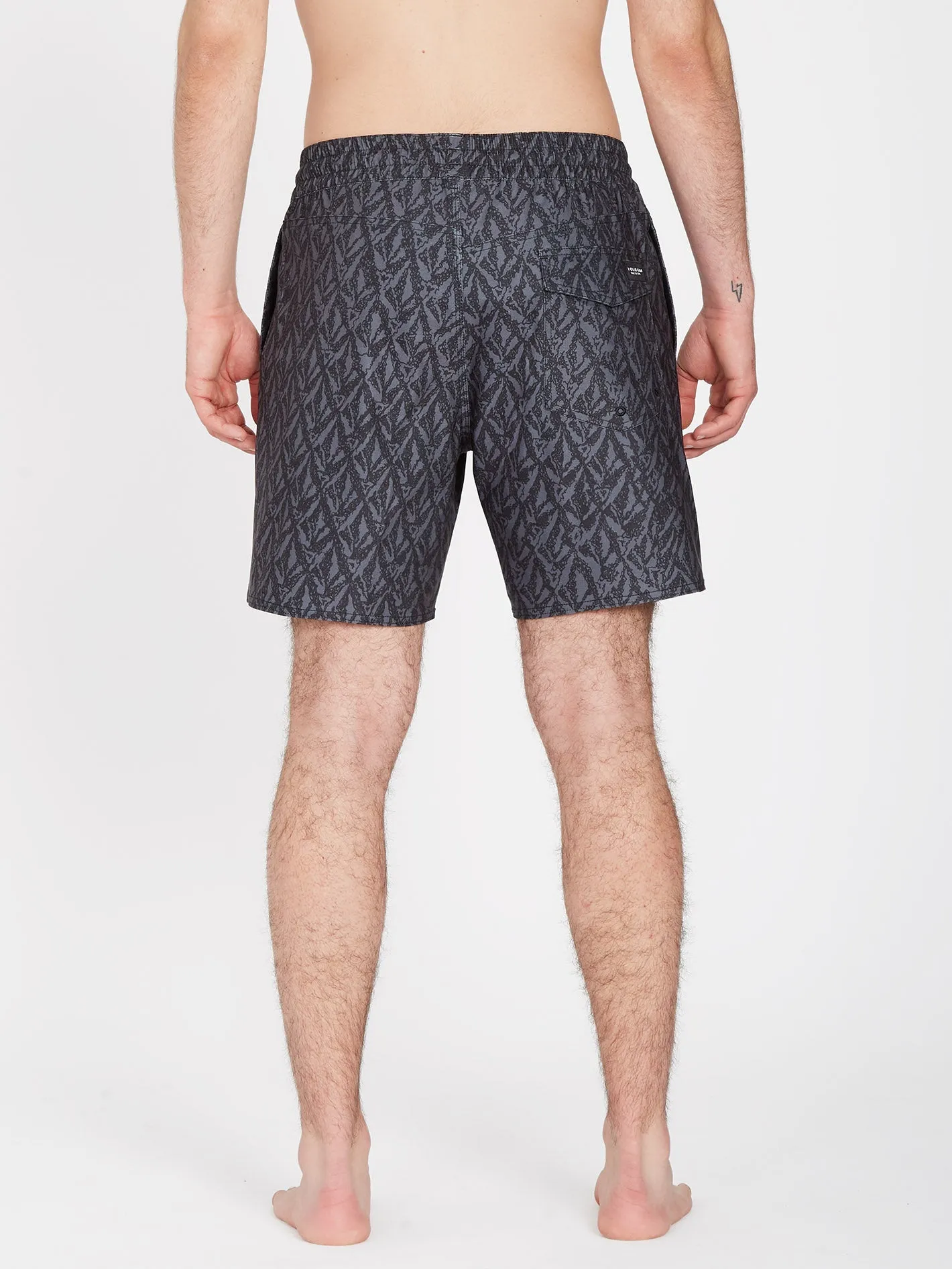 Boardshort Justin Hager 17" - BLACK