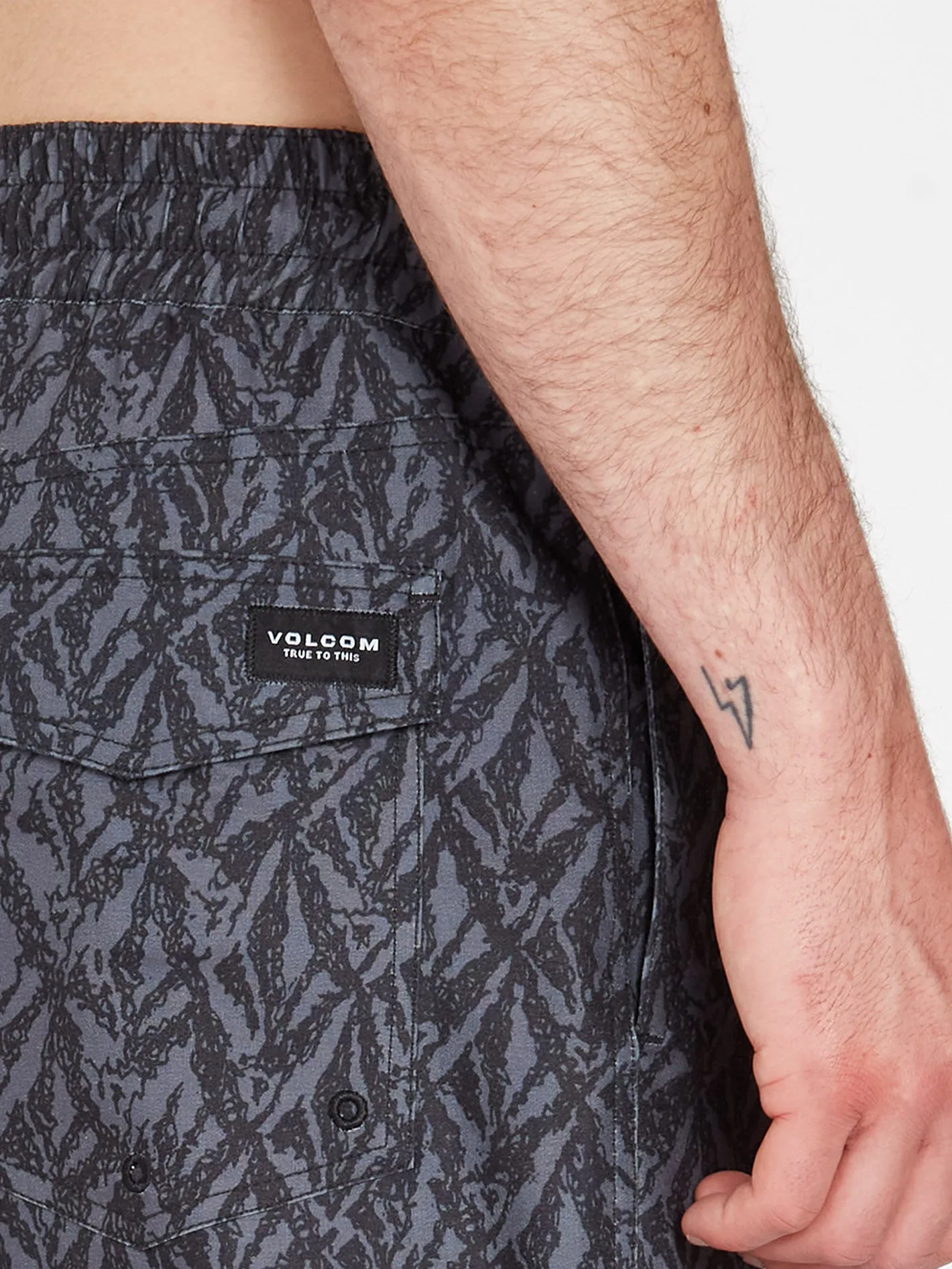 Boardshort Justin Hager 17" - BLACK