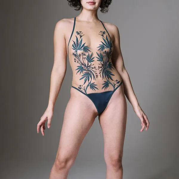 Brooklyn Haze Bodysuit - Emerald -