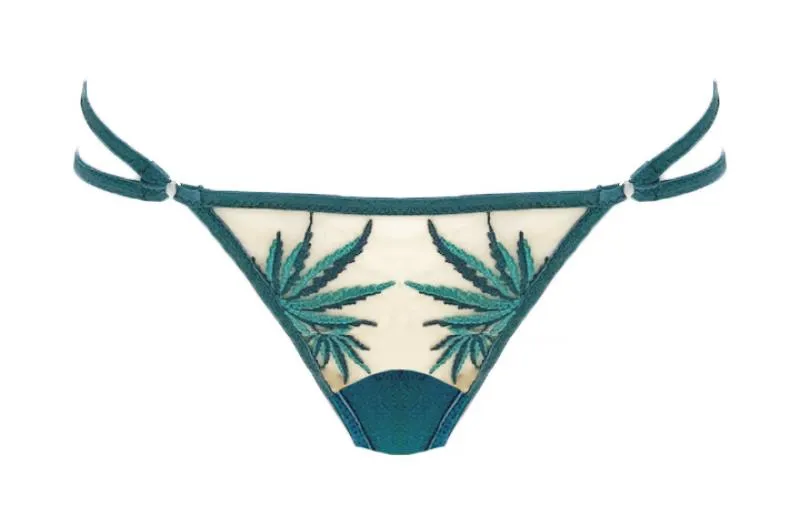 Brooklyn Haze Thong - Emerald -