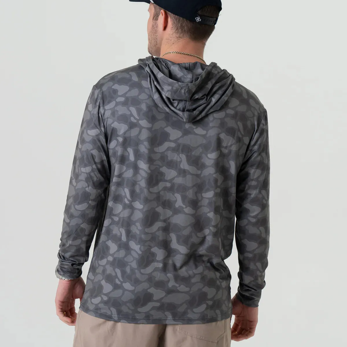 Burlbo Performance Hoodie Stone Camo