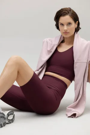 Bustier Ripped Wine