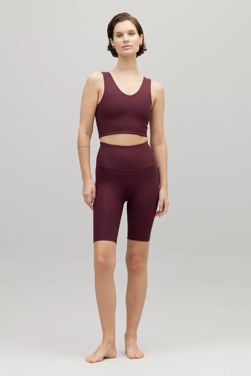Bustier Ripped Wine