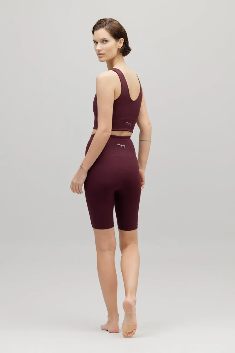Bustier Ripped Wine