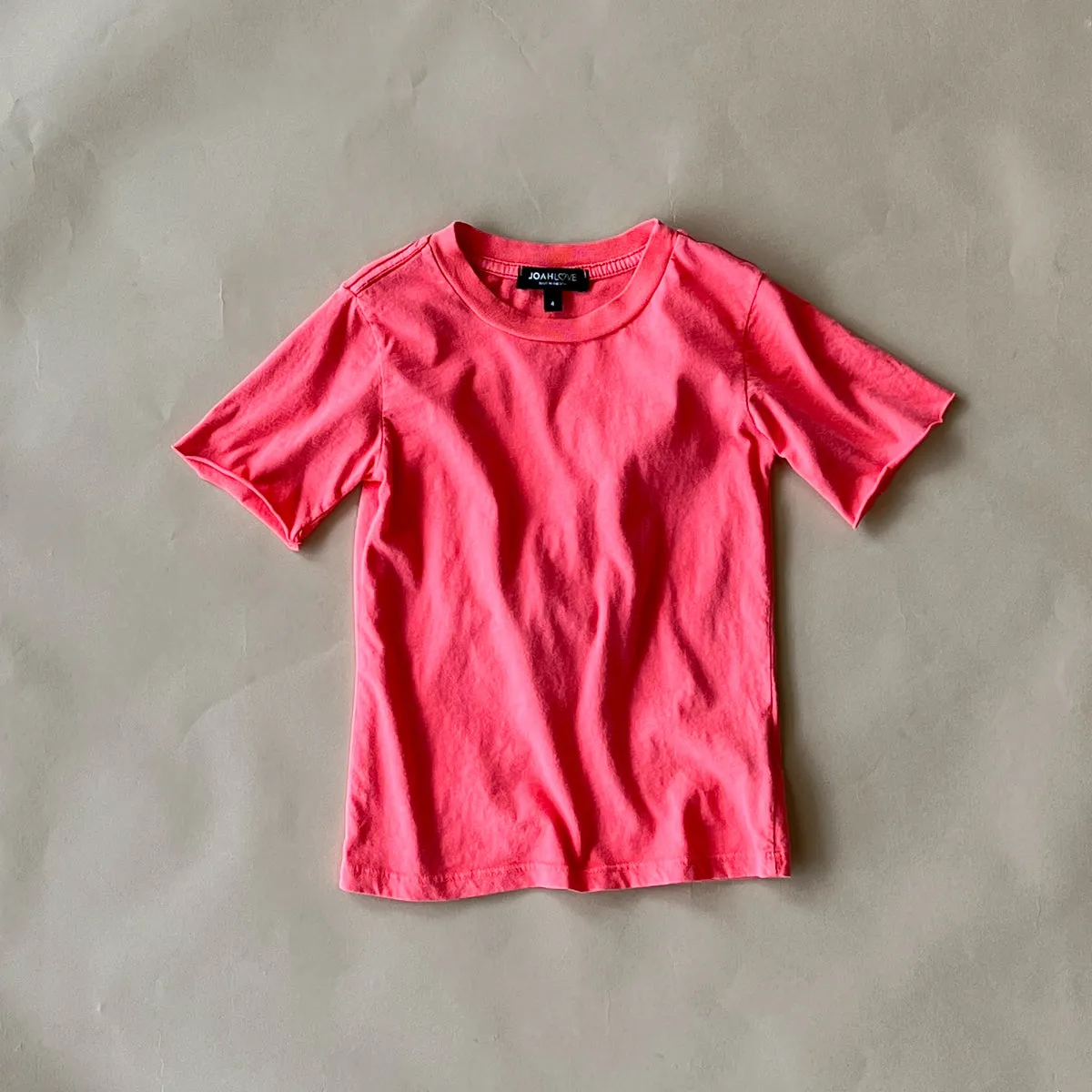 Cameron Solid Tee | Lava