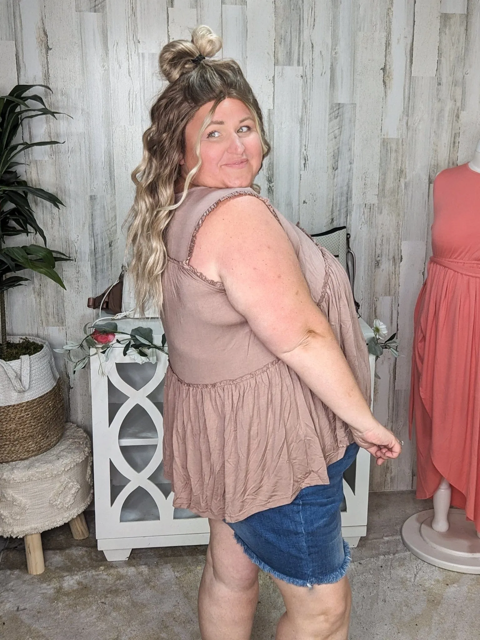 Candace Ultimate No-Cling Flowy Tiered Tank (7 Colors!)