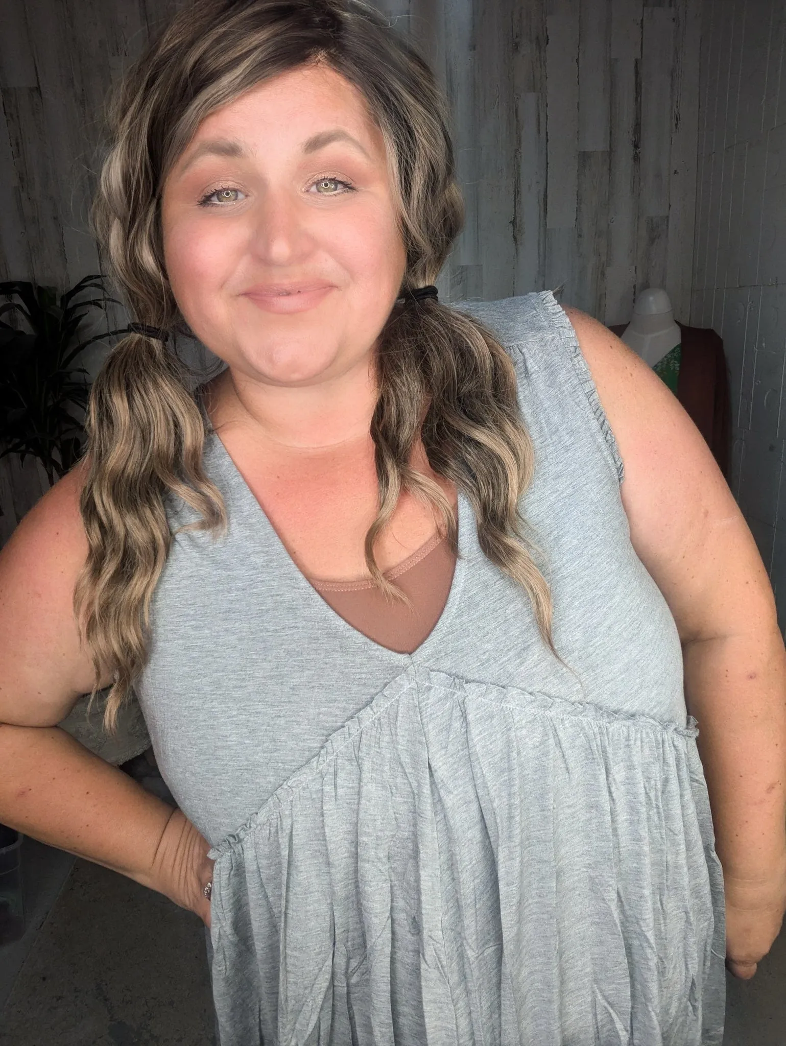Candace Ultimate No-Cling Flowy Tiered Tank (7 Colors!)