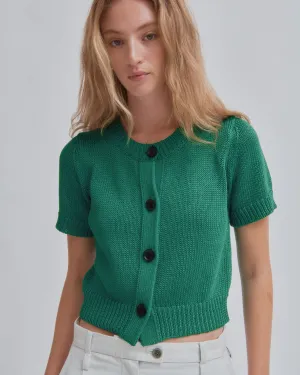 Cardigan Pullover in Green
