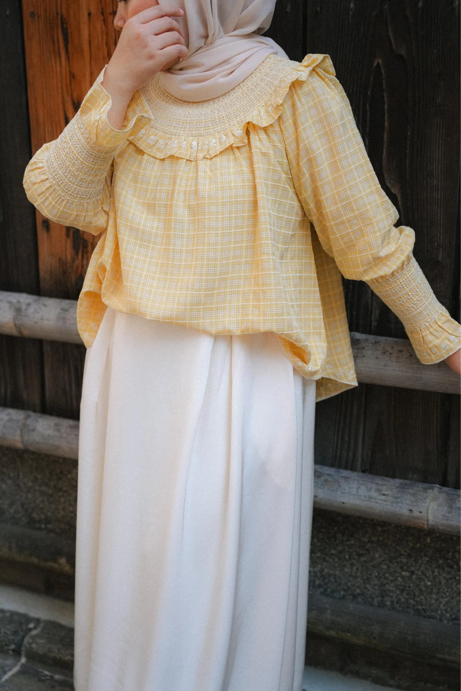 CARO TOP IN BUTTER