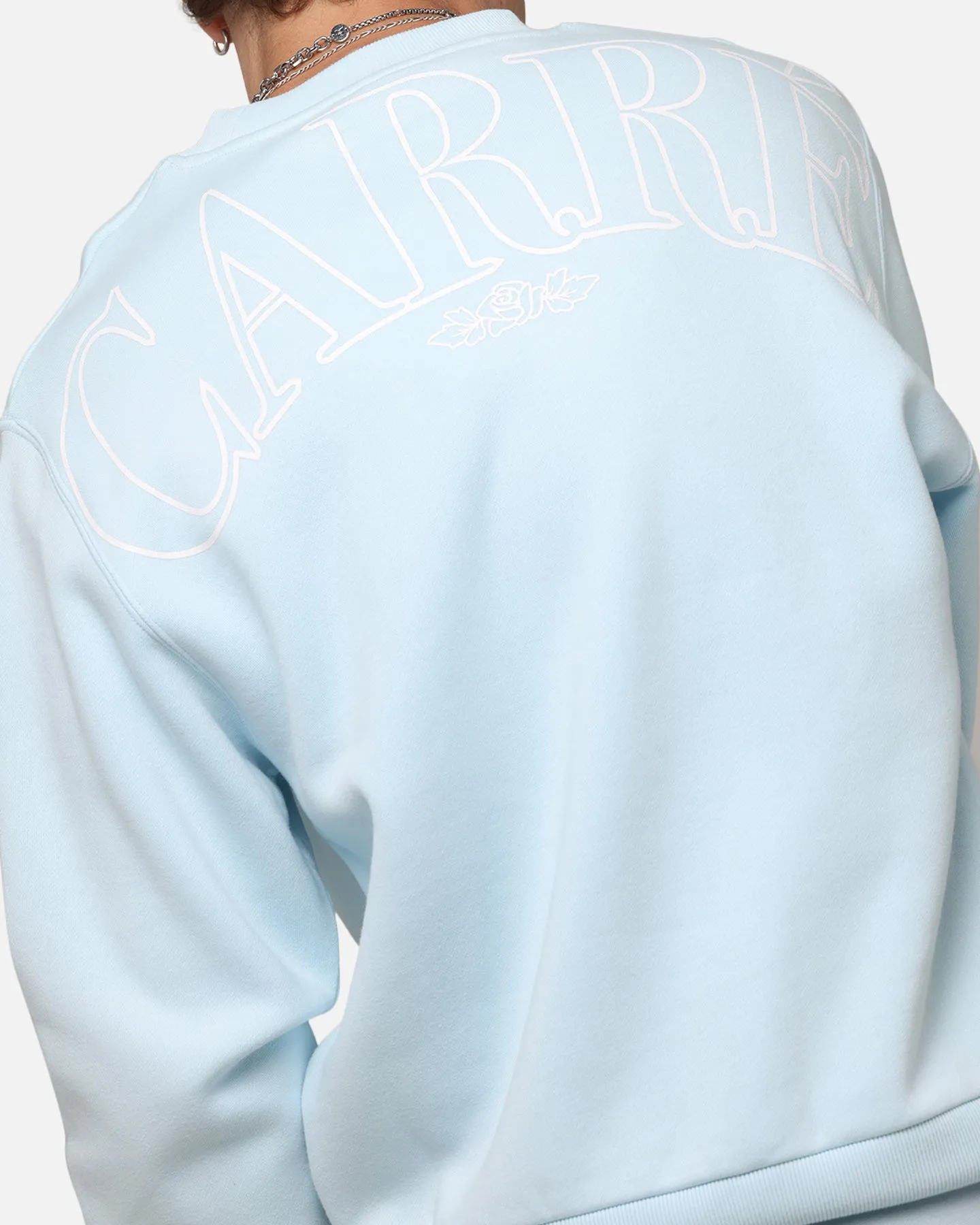 Carre Bloom Crewneck Light Blue