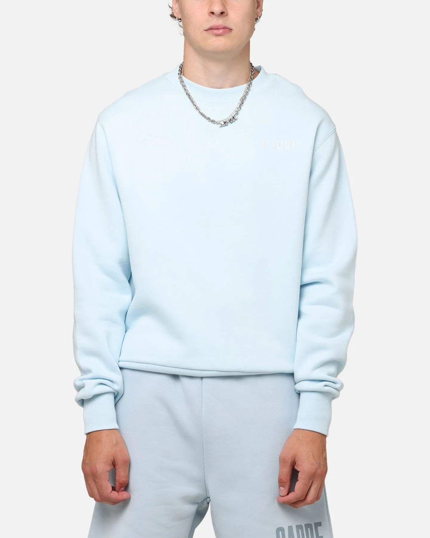 Carre Bloom Crewneck Light Blue