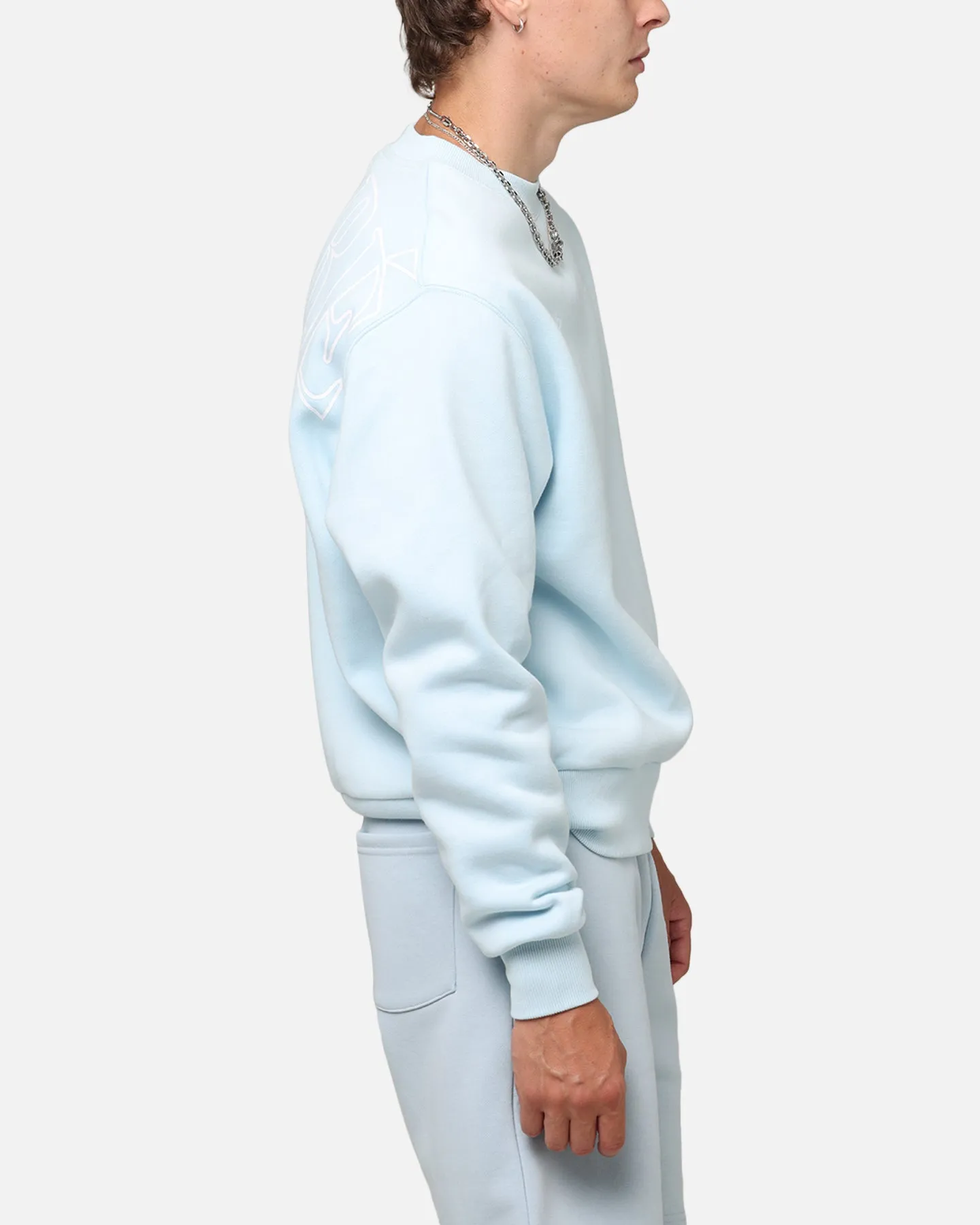 Carre Bloom Crewneck Light Blue