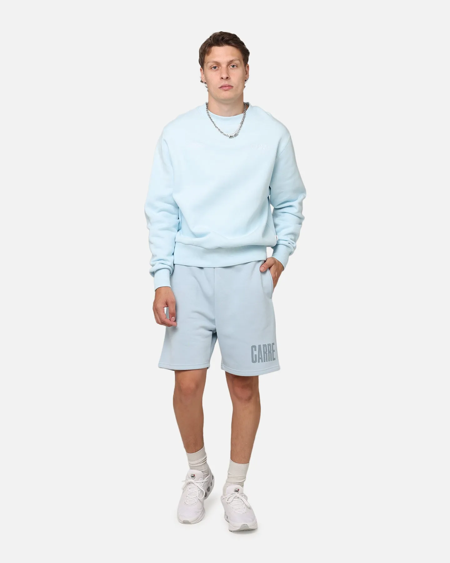 Carre Bloom Crewneck Light Blue