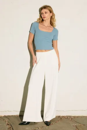 Celia Wide Leg Pull-On Pants