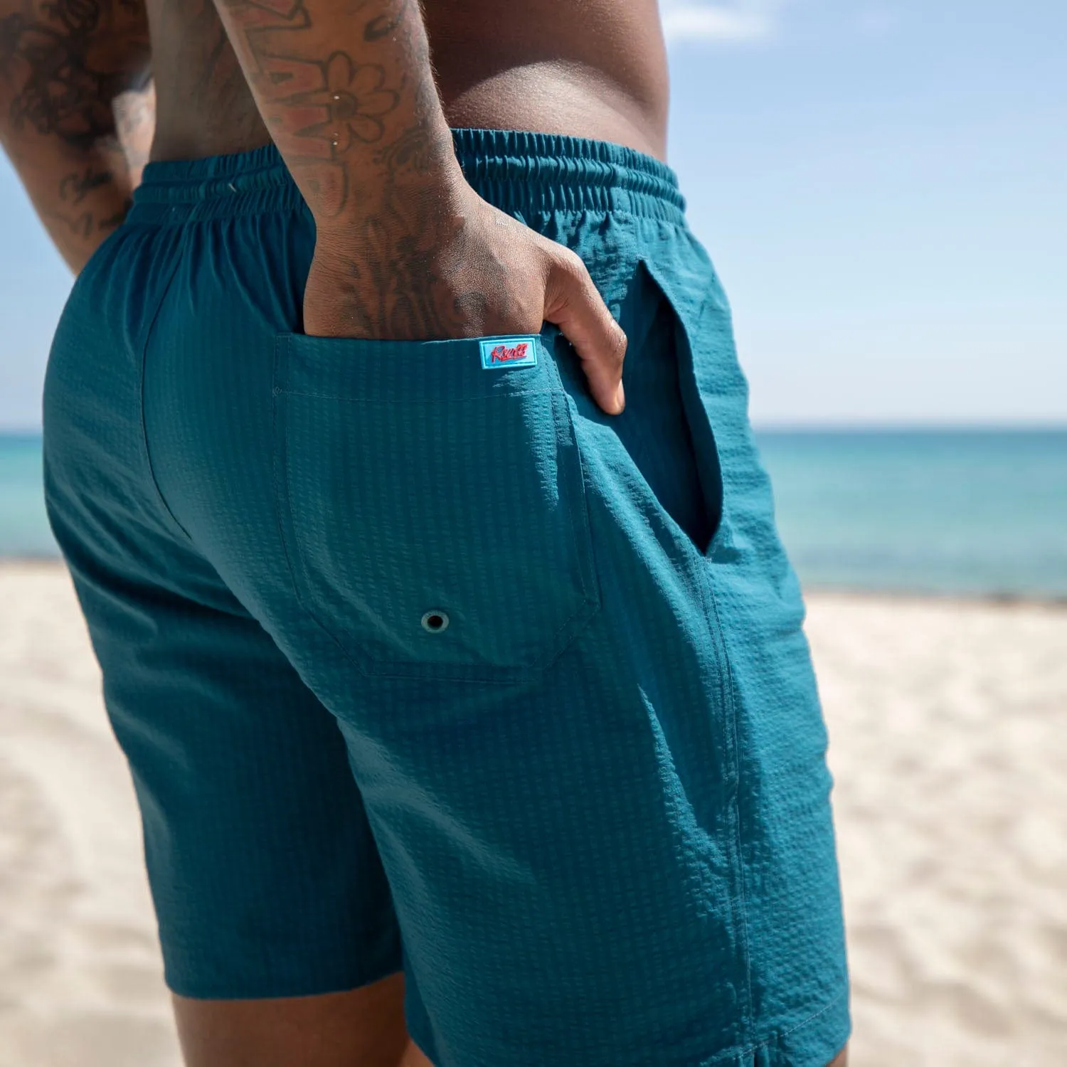 Chesapeake Bay – Stretch Seersucker Hybrid Shorts