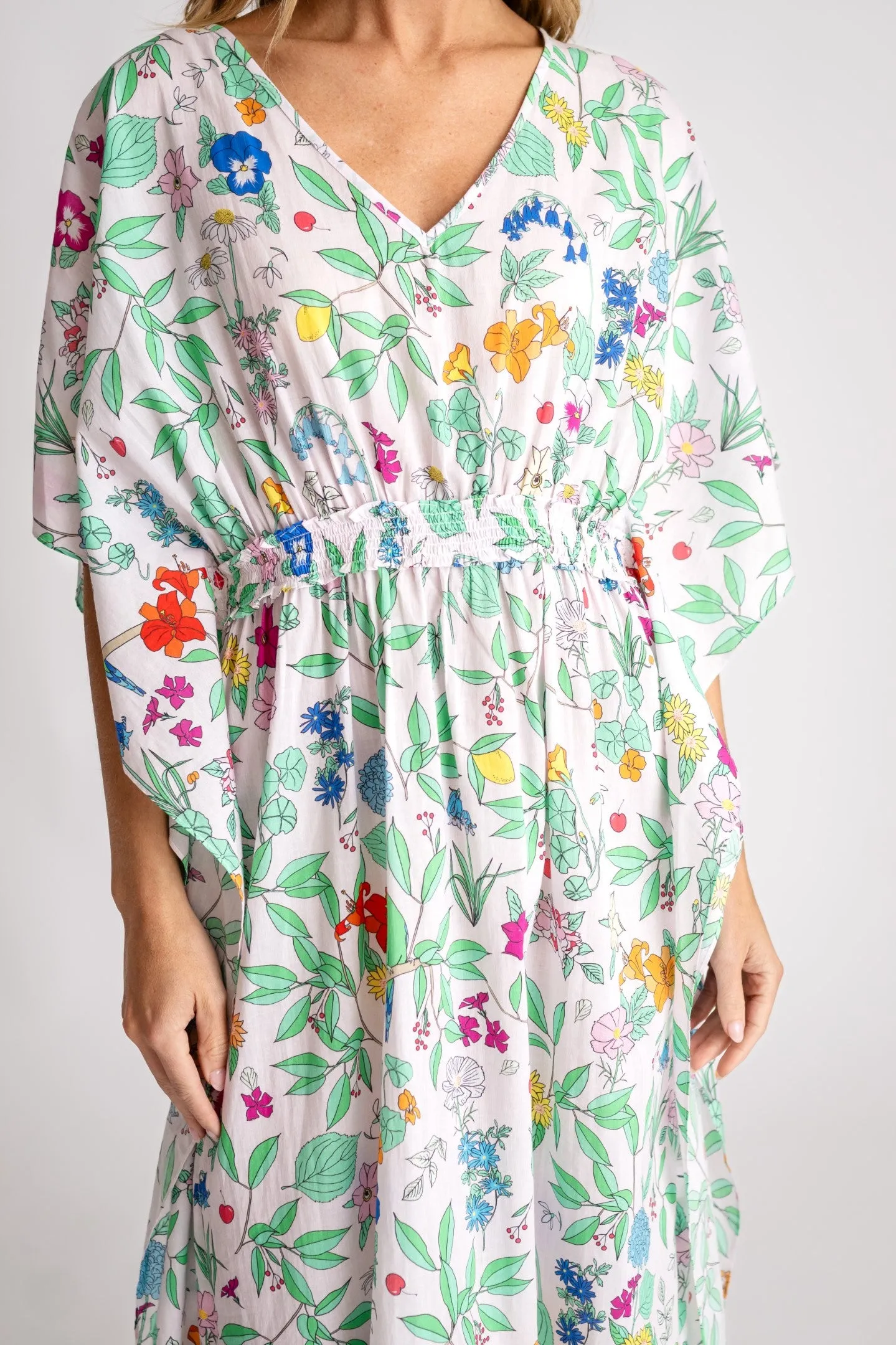 Christy Caftan in Multi Wildflower