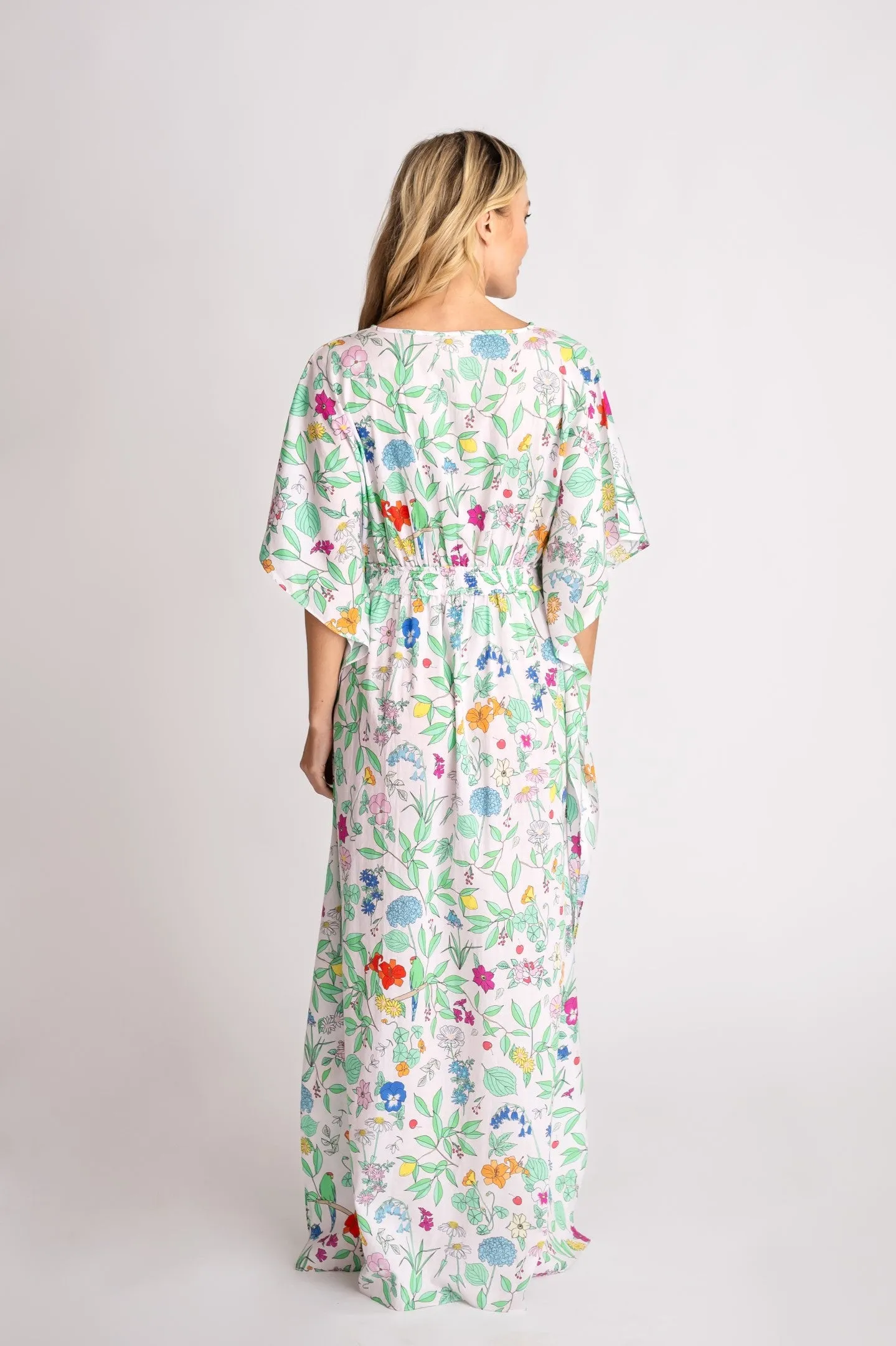 Christy Caftan in Multi Wildflower