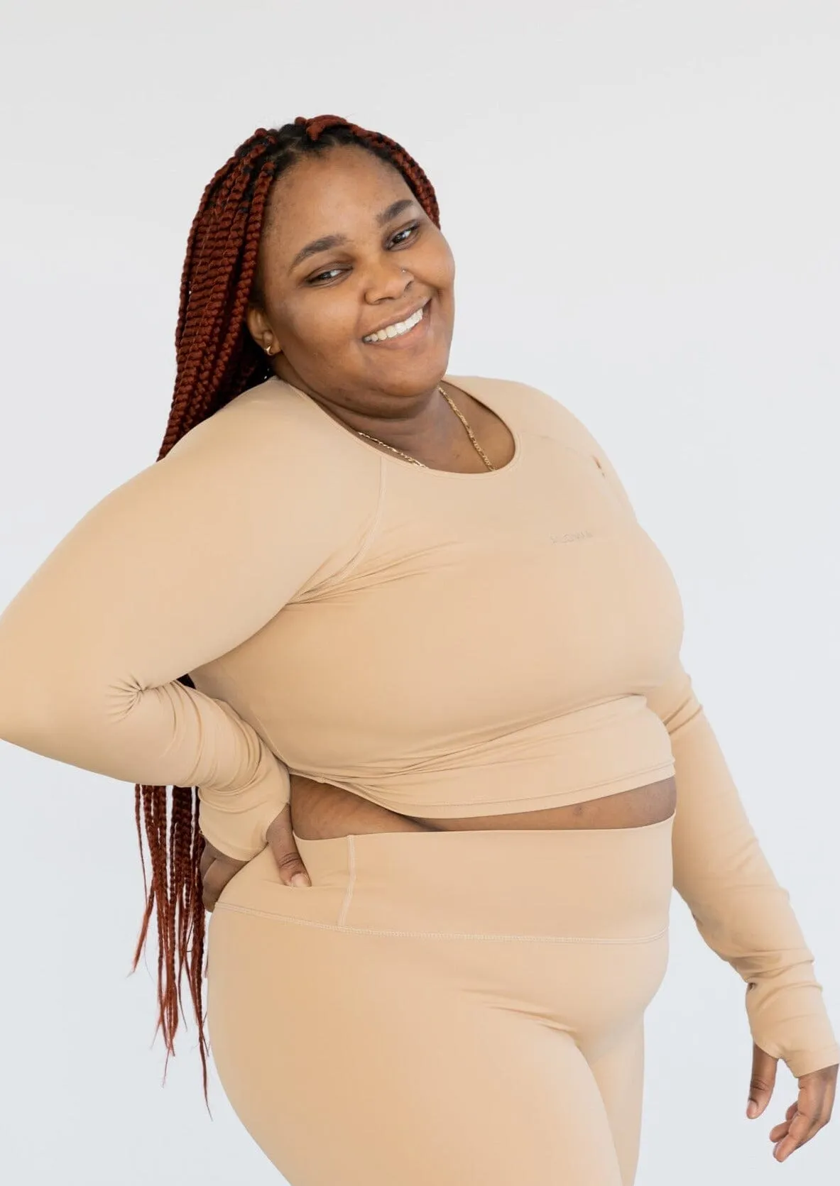 Clea Long Sleeve 2.0 Sand - Solde