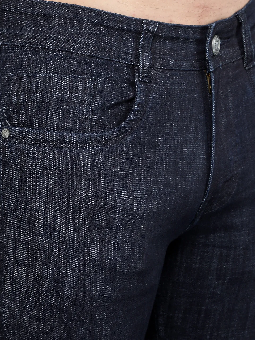 COBB Navy Blue Narrow Fit Premium Jeans