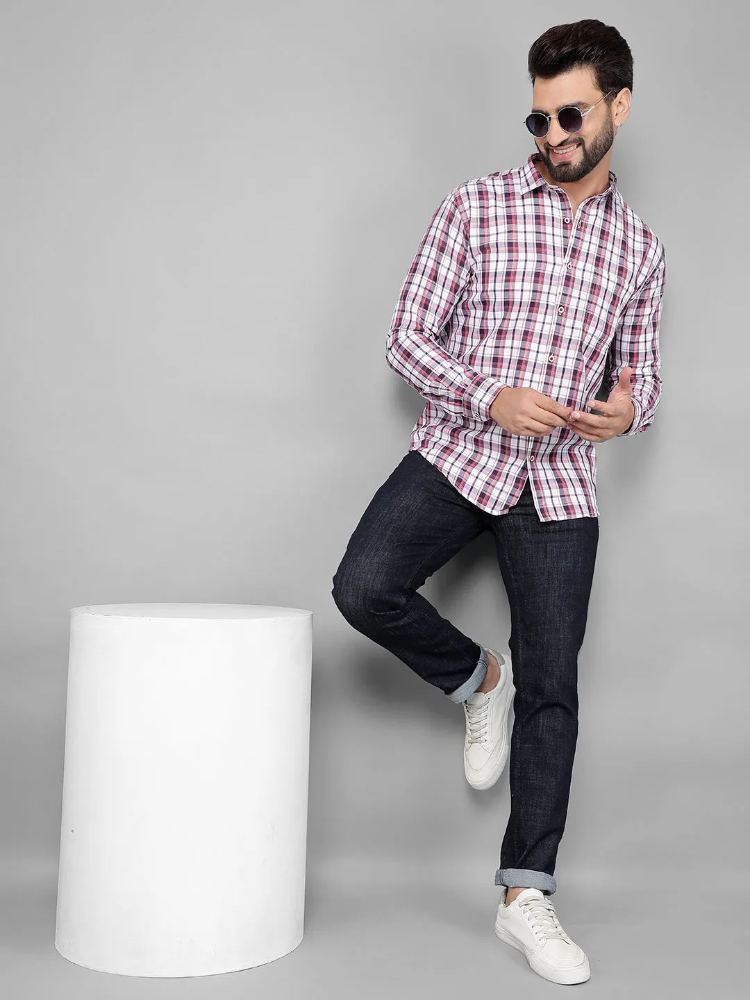 COBB Navy Blue Narrow Fit Premium Jeans