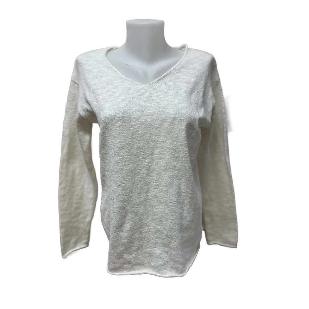 Coco CYC Off White Cotton Knit Sweater
