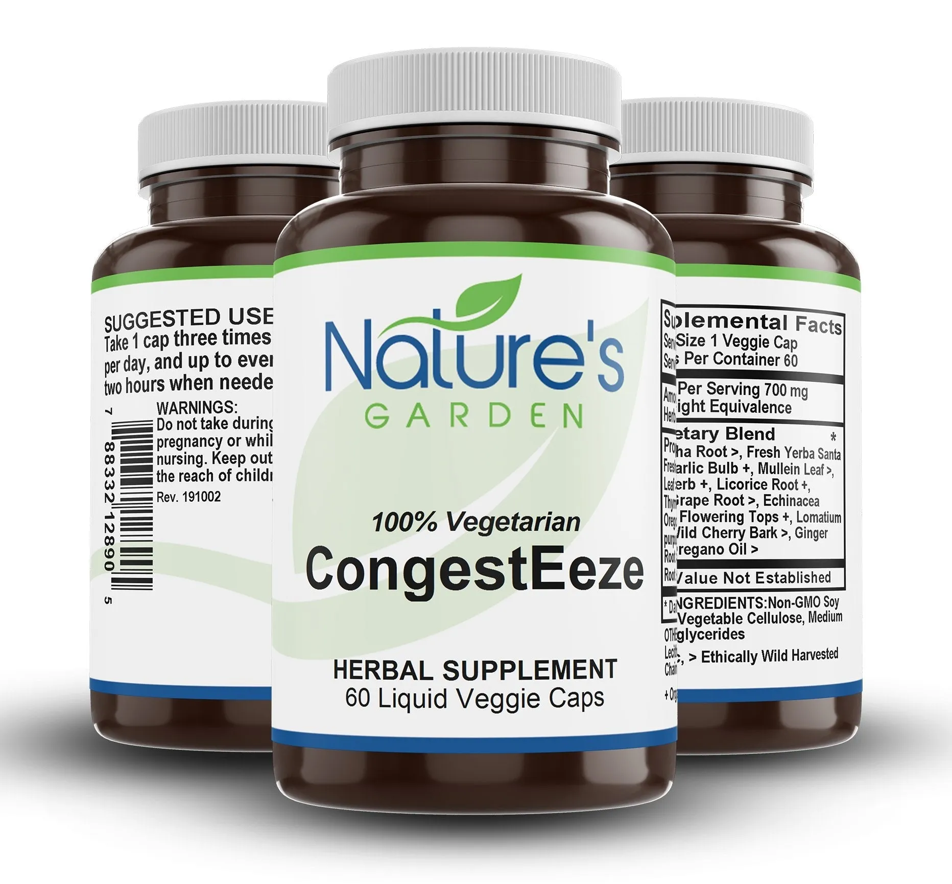CONGEST-EEZE  - 60 Liquid Veggie Caps