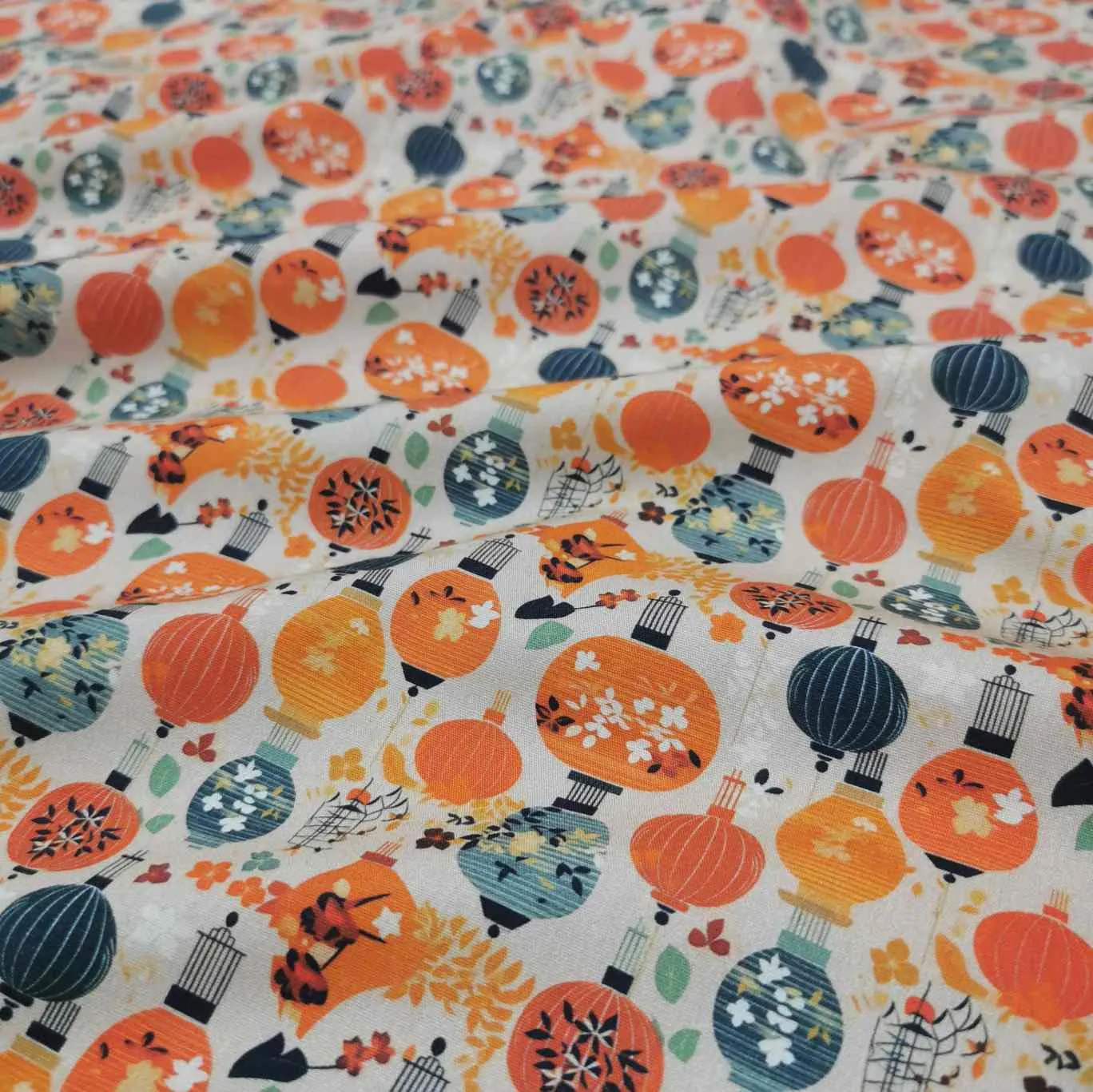 Cotton Poplin, Lanterns