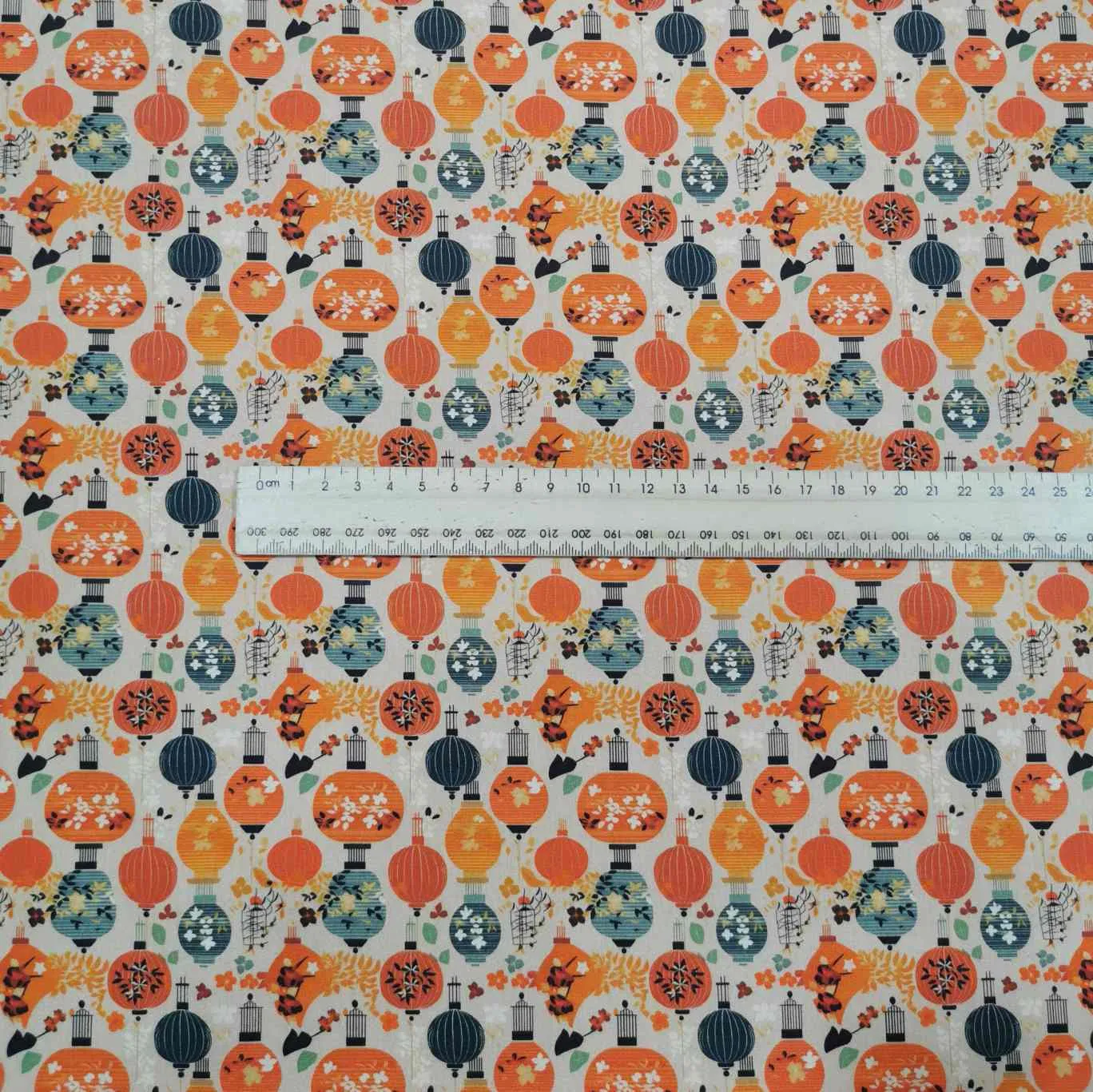 Cotton Poplin, Lanterns