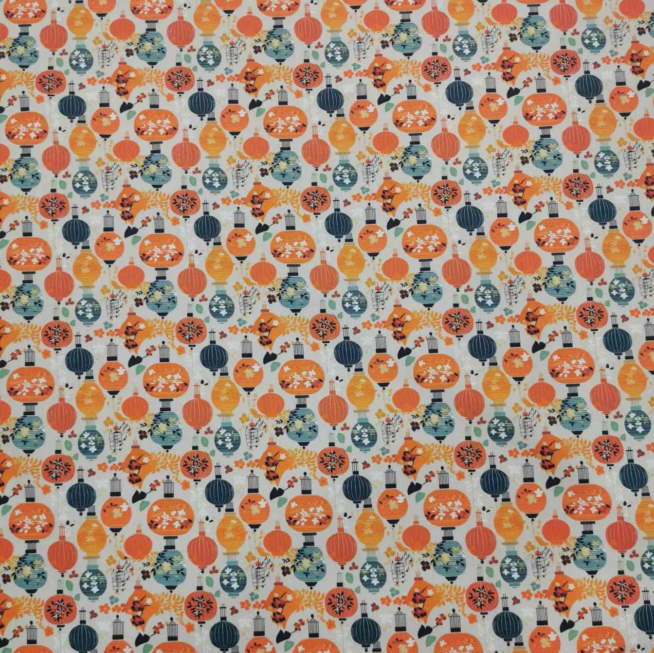 Cotton Poplin, Lanterns
