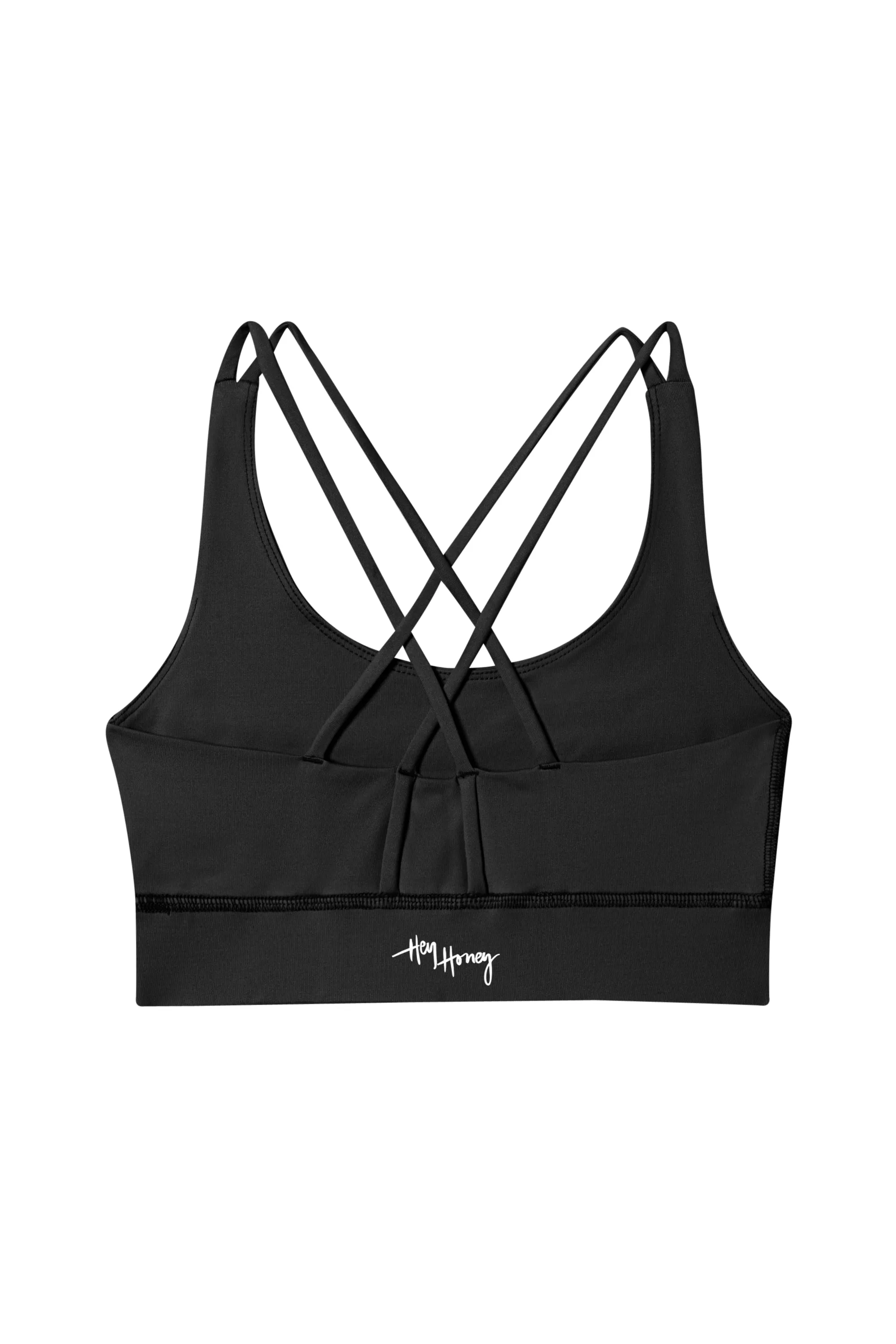 Criss-Cross Bra Black