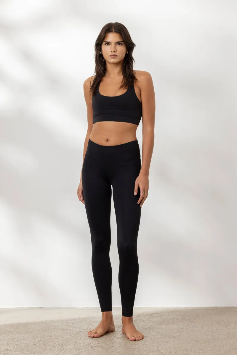 Criss-Cross Bra Black