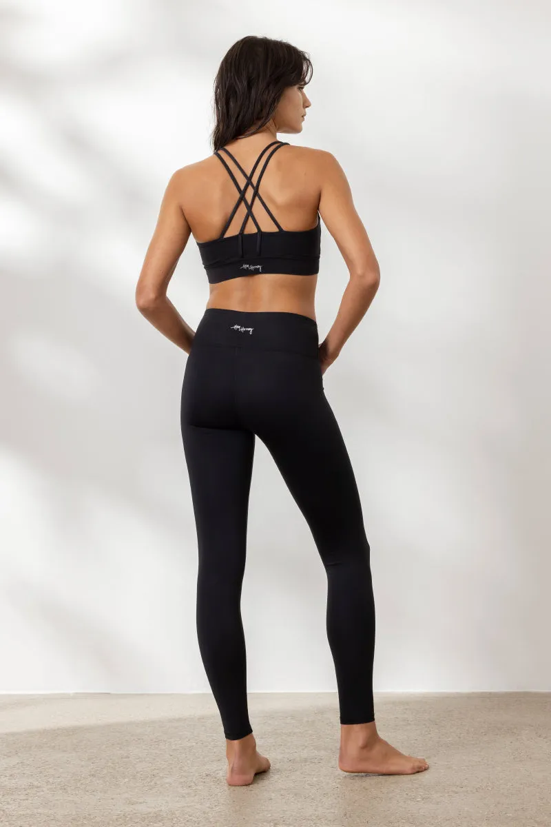 Criss-Cross Bra Black