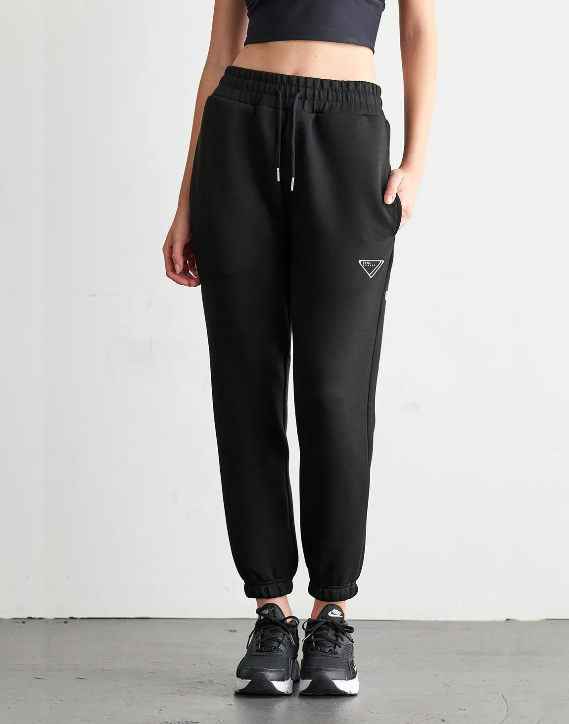 CRONOS×IRAL LOGO BASIC PANTS【BLACK】【UNISEX ITEM】