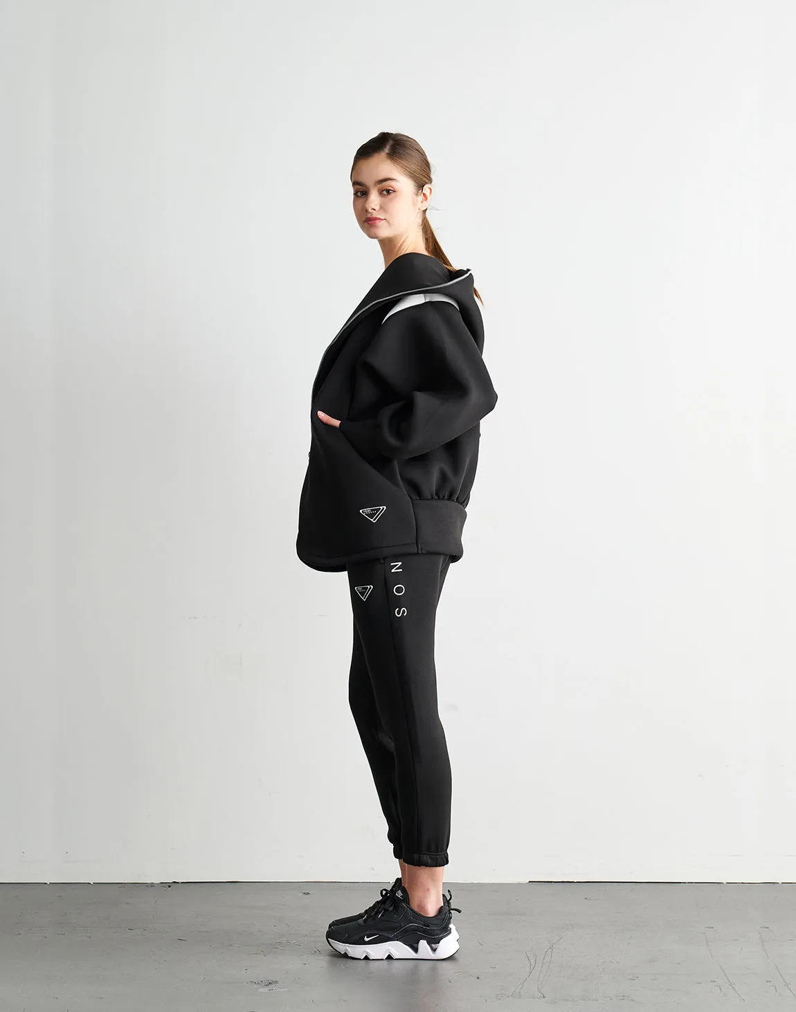 CRONOS×IRAL LOGO BASIC PANTS【BLACK】【UNISEX ITEM】