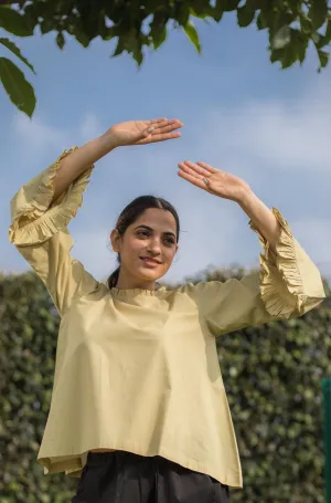 Dahlia Bell-sleeves Top