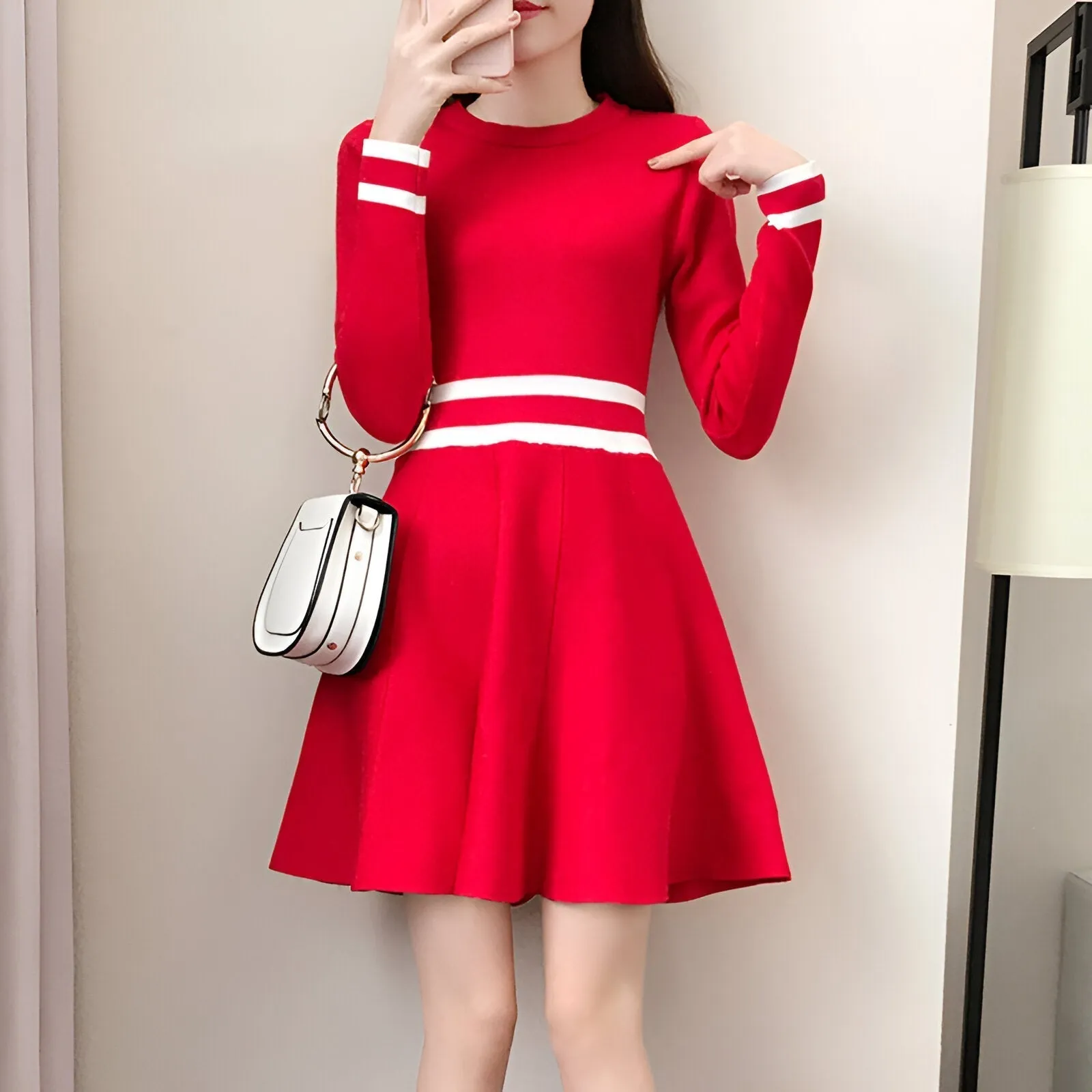 Daphne | Striking color block mini dress for the perfect night out