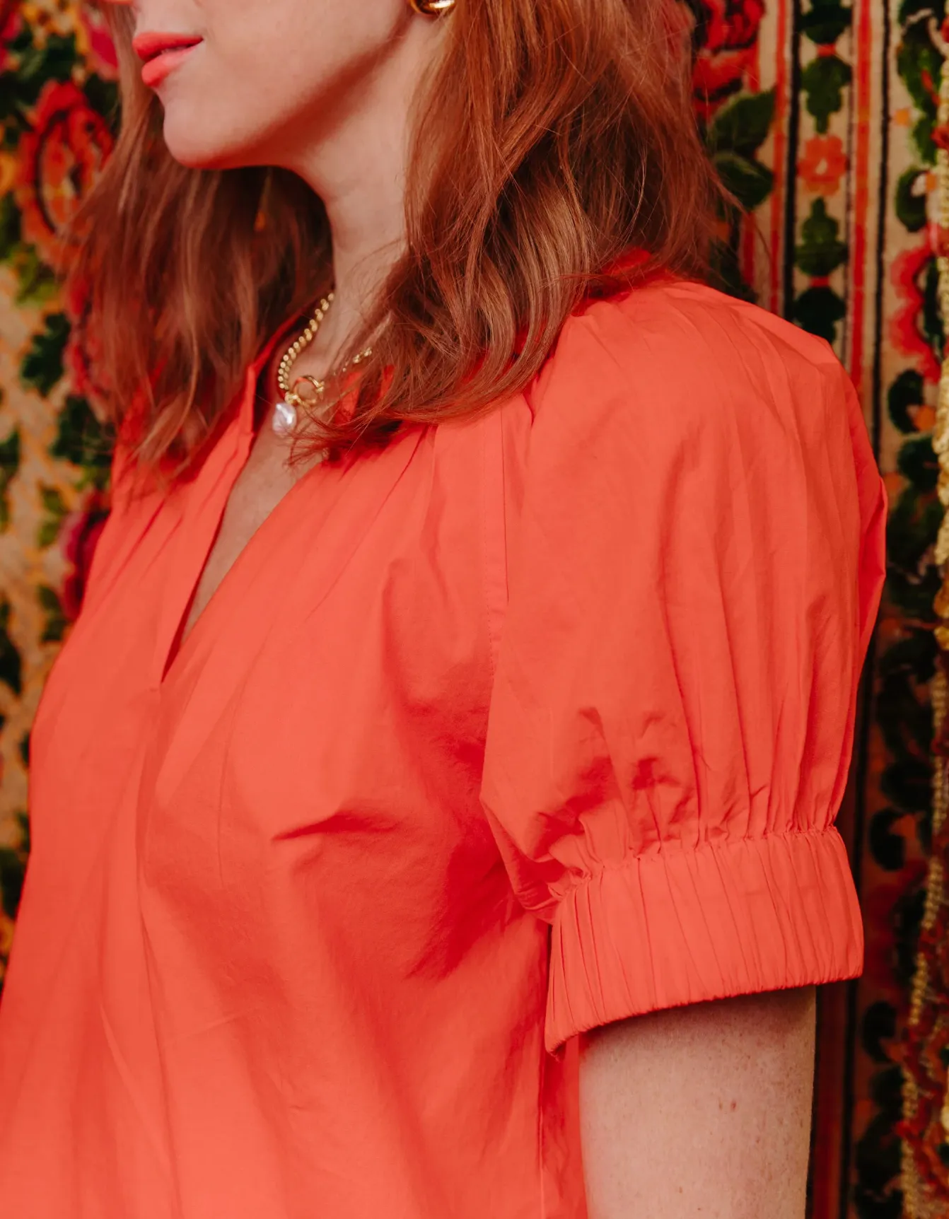 Dawson Top Mandarin Red