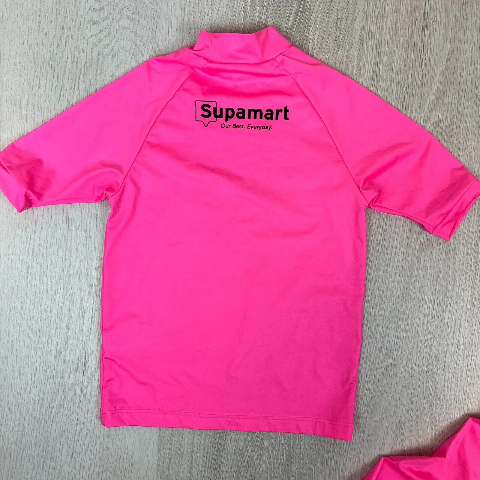 Delfina Kids Pink Swim Shirt Rash Shirt Size 6 Years - Fresh Water SLSC (2 tops)
