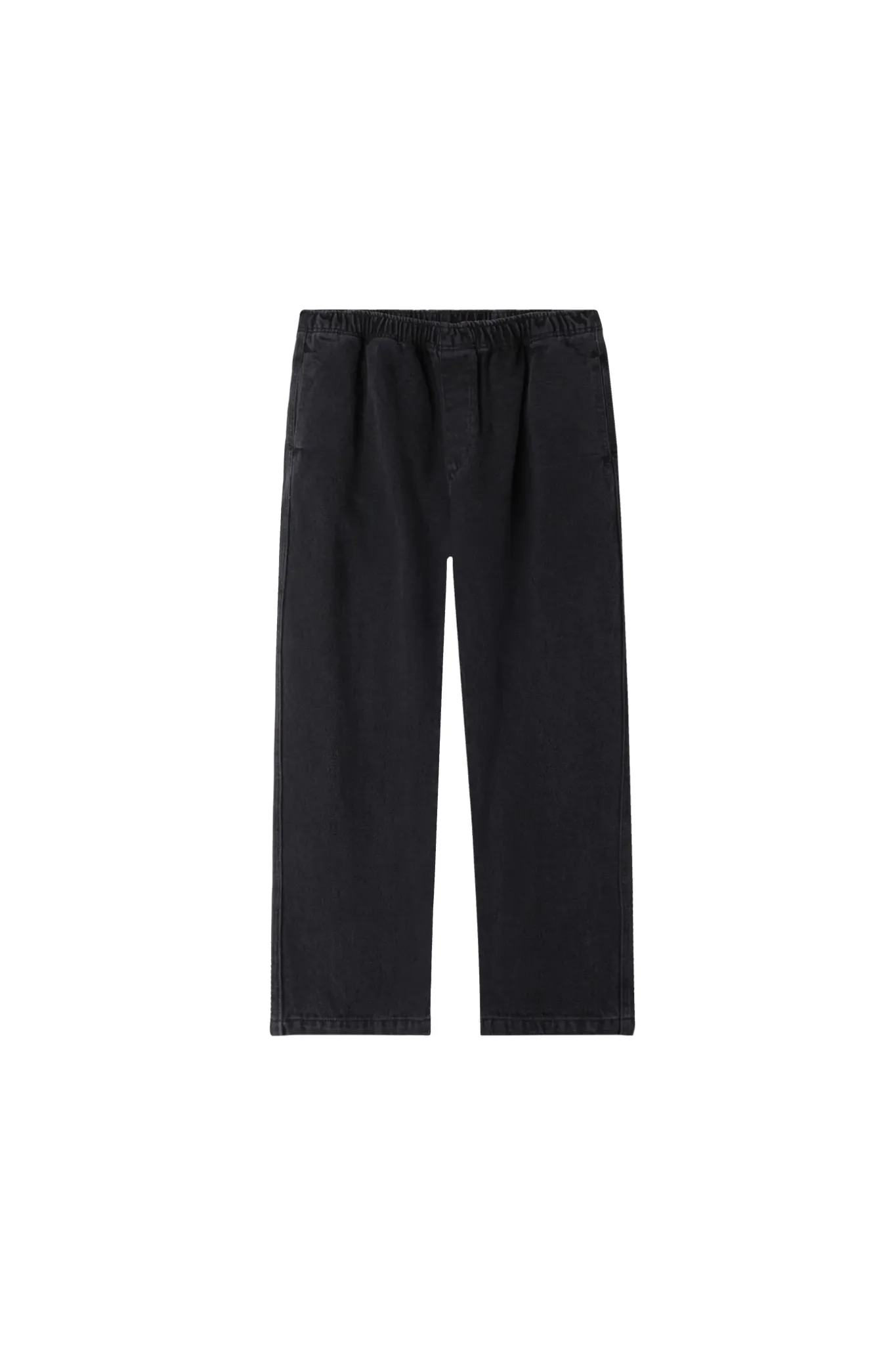 DENIM EASY PANTS - FADED BLACK