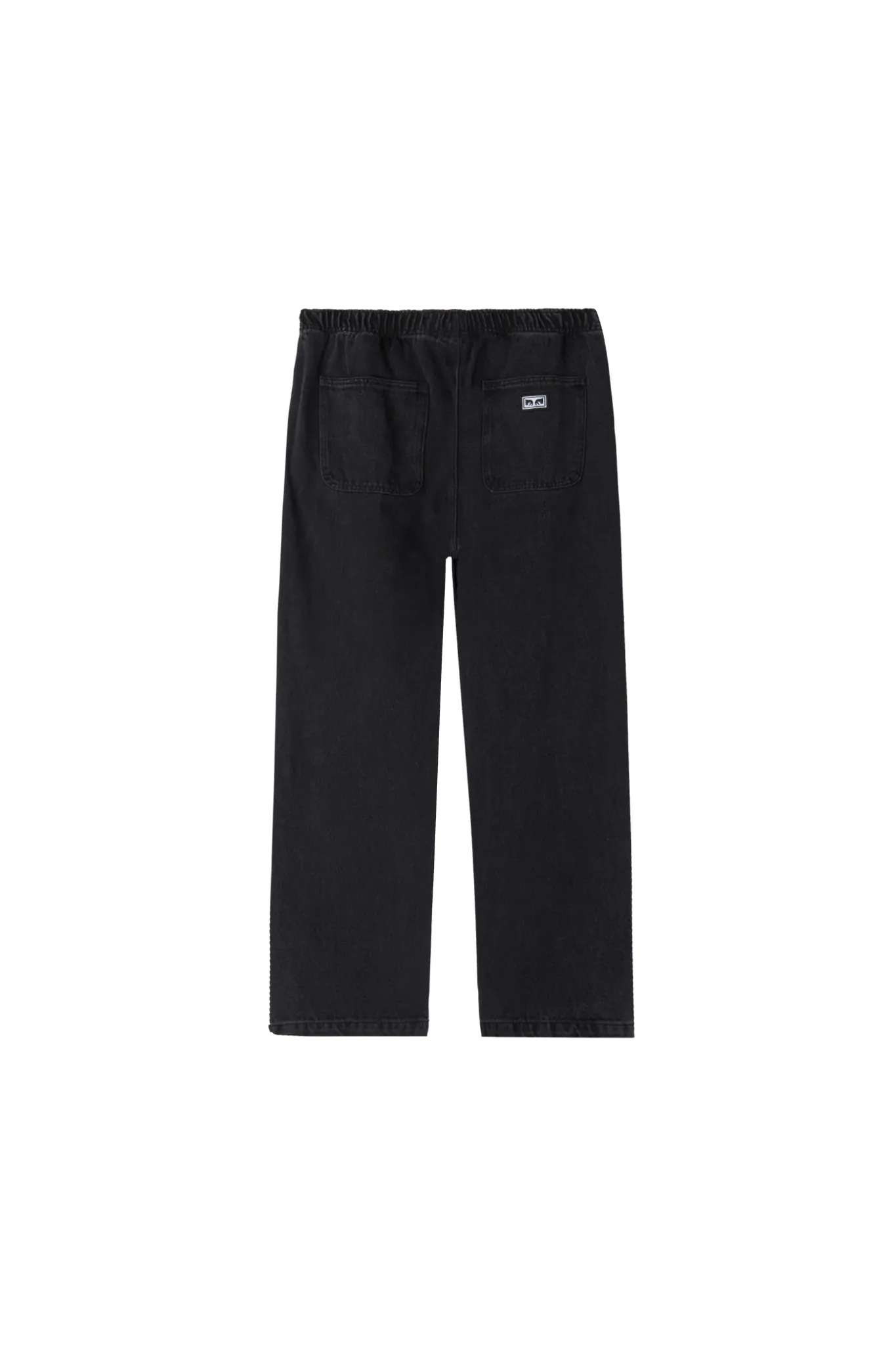 DENIM EASY PANTS - FADED BLACK